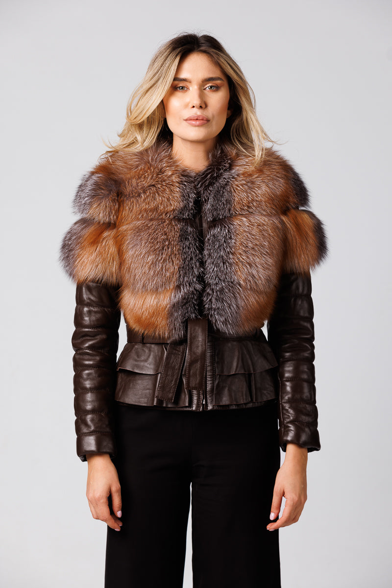 leather and natural fur jacket Mareus Natural Furs (13)